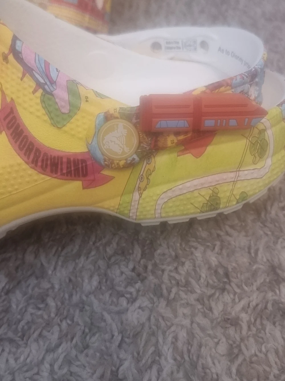Crocs Disney Parks Magic Kingdom Map 50th Anniversary M5 W7 New
